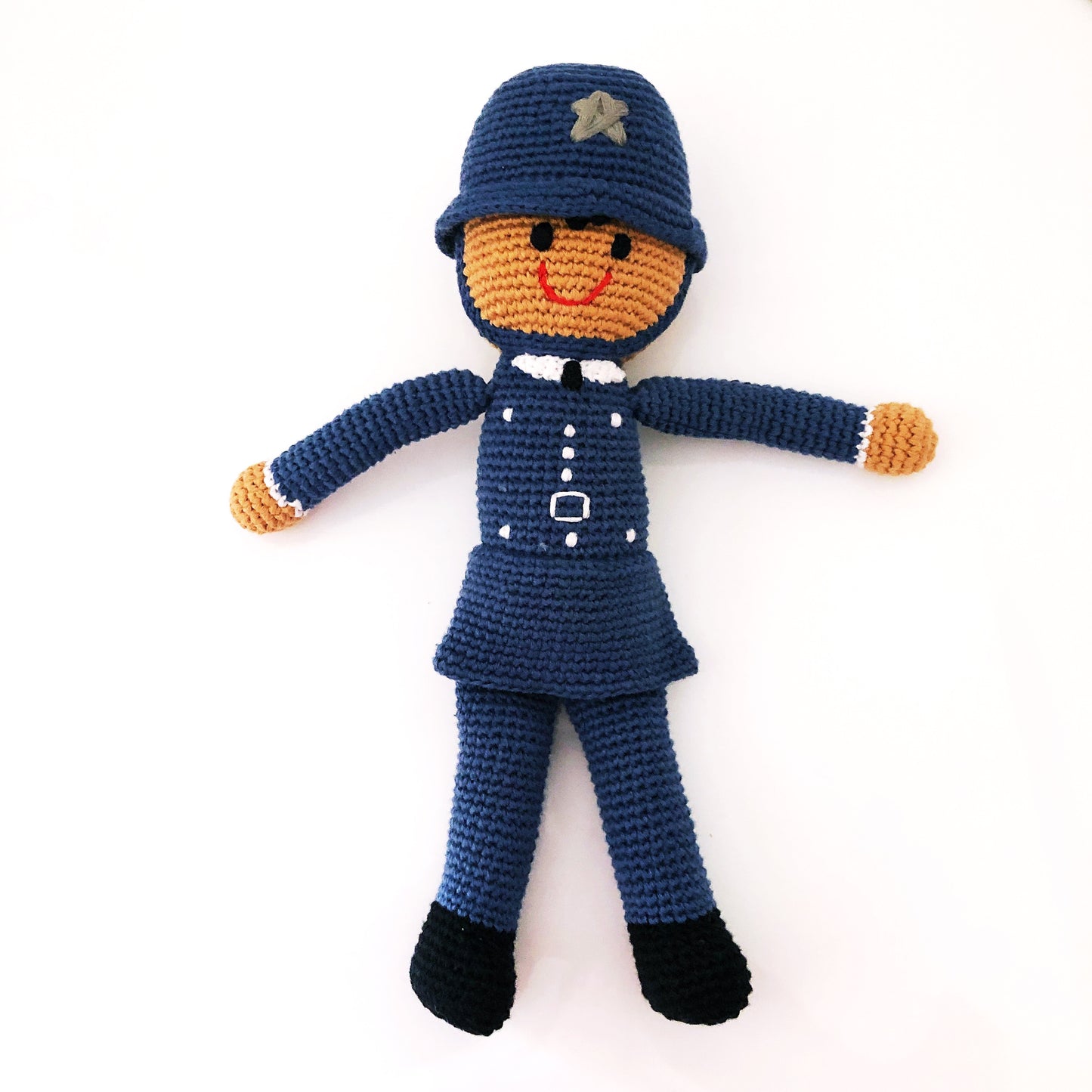 Large Doll Police Officer by Pebblechild